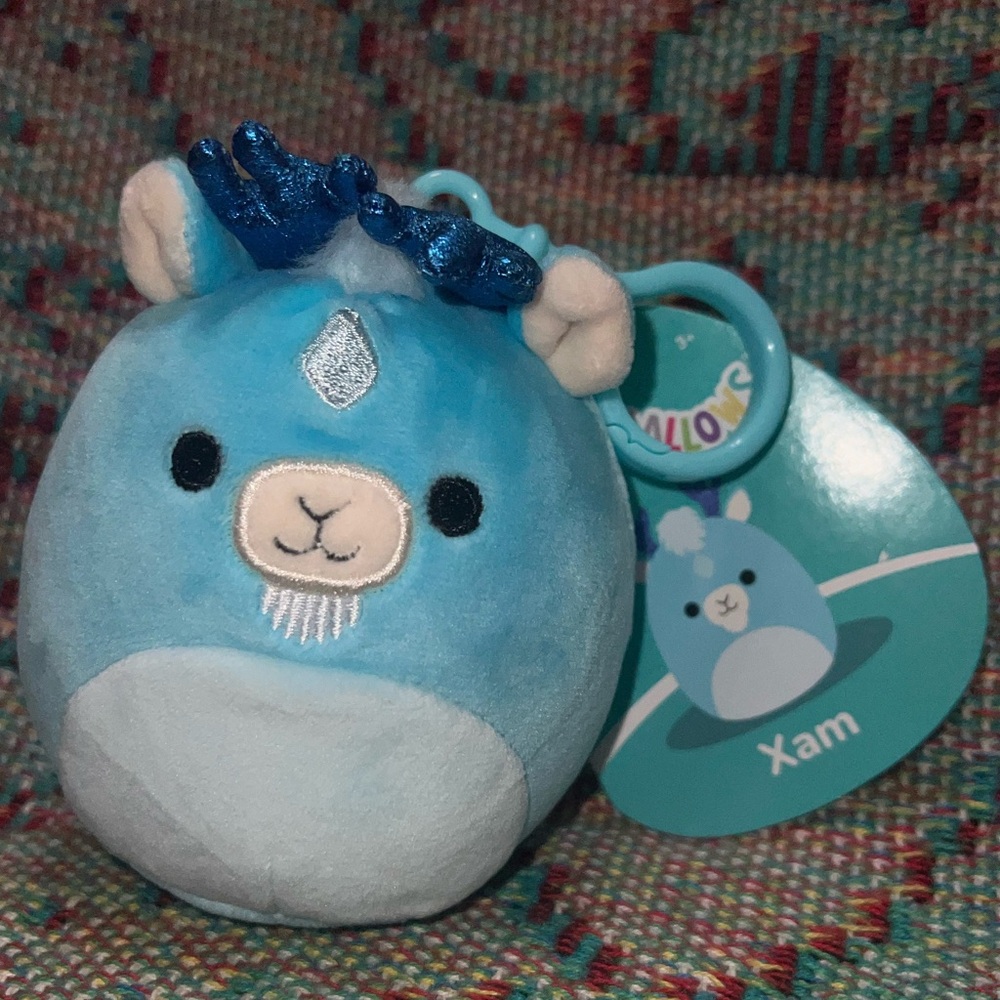 Squishmallows Xam the Reindeer 3” Stuffed Plush